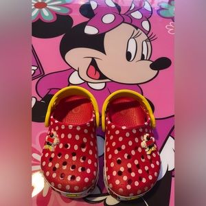 Minnie Mouse Polka Dot Clogs for Kids by Crocs